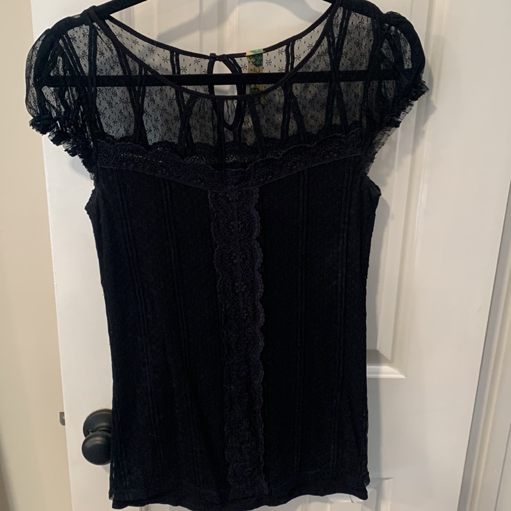 Goth Lace Shirt - Picture 2 of 4